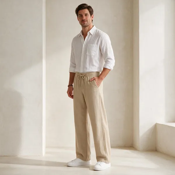 Beige_Straight_Fit_Trousers_For_Men