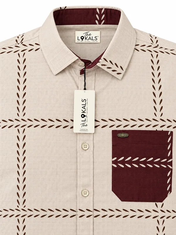 Beige_Printed_Casual_Shirt_For_Men