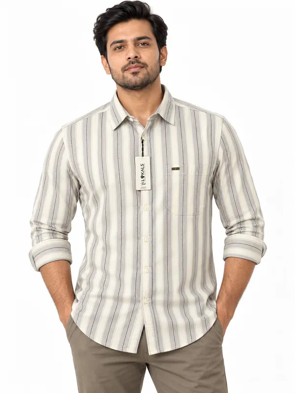 Off_White_Striped_Regular_Fit_Shirt_For_Men