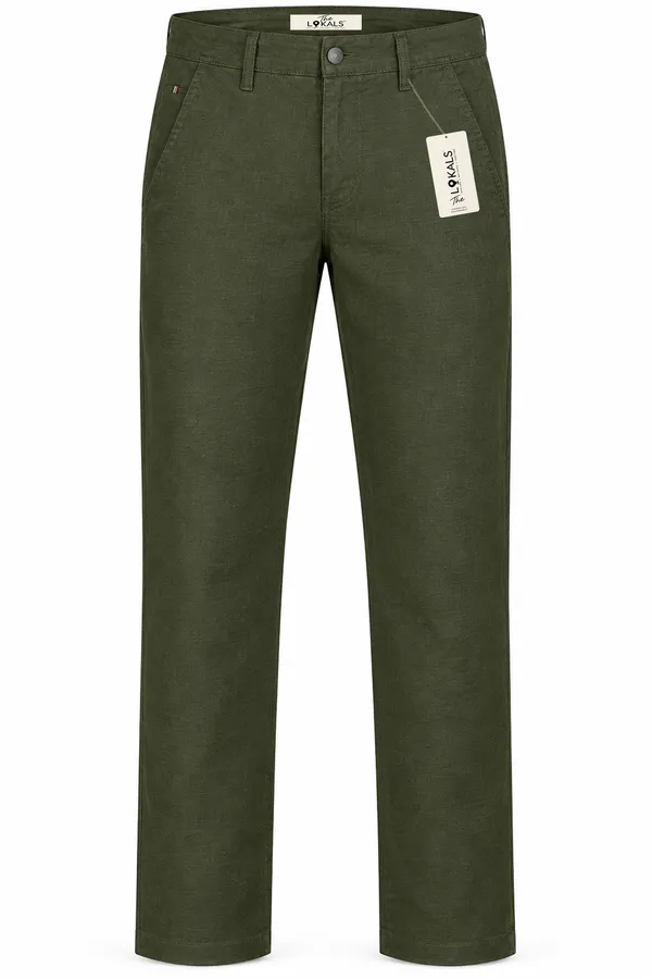 Olive_Straight_Fit_Trousers_For_Men