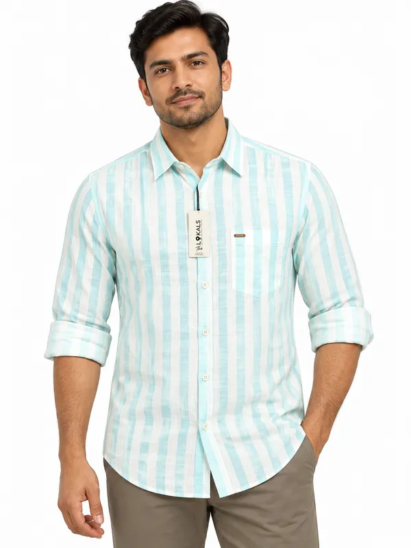 Aqua_Cotton_Striped_Casual_Shirt_For_Men