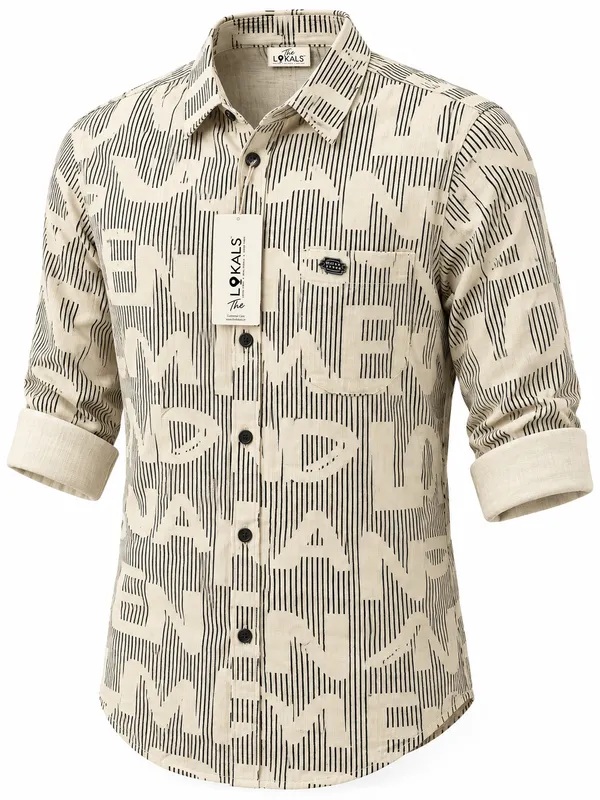 Beige_Printed_Casual_Shirt_For_Men
