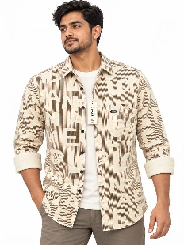 Beige_Printed_Casual_Shirt_For_Men