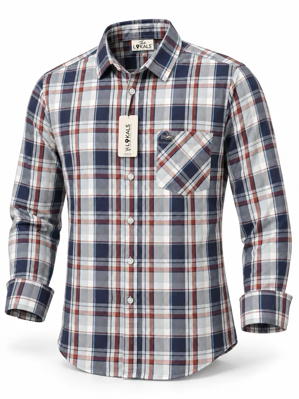Multicolor_Checkered_Full_Sleeve_Shirt_For_Men