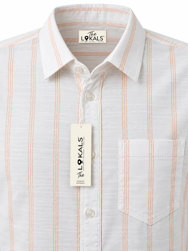 White_Cotton_Linen_Regular_Fit_Striped_Shirt_For_Men