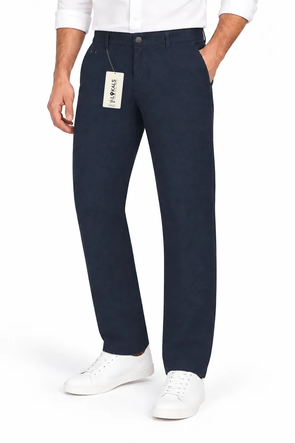Navy_Straight_Fit_Trousers_For_Men