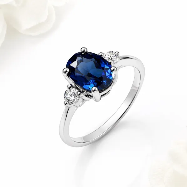 Silver_Sterling_Silver_Oval_Gemstone_Custom_Birthstone_Ring_For_Women