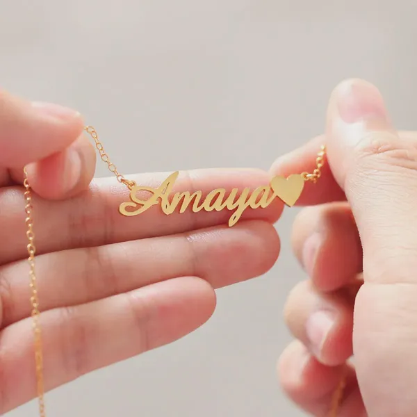 Gold_Sterling_Silver_Personalised_Heart_Name_Necklace_For_Women