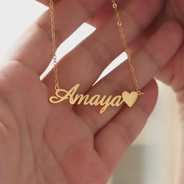 Gold_Sterling_Silver_Personalised_Heart_Name_Necklace_For_Women
