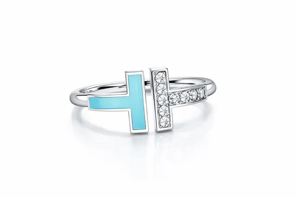 Silver_Sterling_Silver_Turquoise_Enamel_Cz_Adjustable_Band_Ring_For_Women