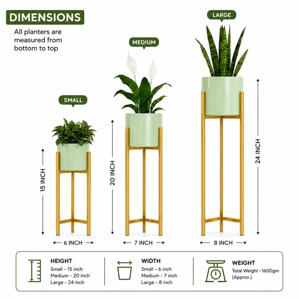 Green_Metal_Raised_Planter_Stand