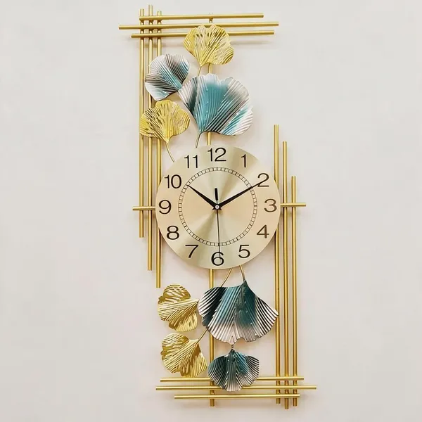Multicolor_Metal_Wall_Clock_For_Living_Room,_Bedroom,_Entryway