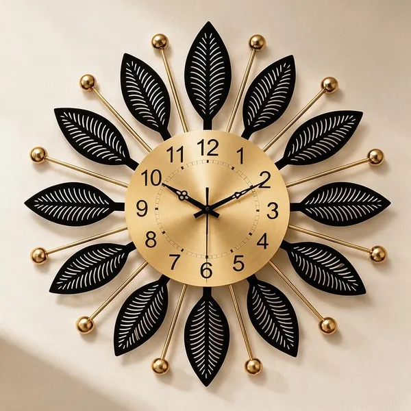 Multicolor_Metal_Wall_Clock_For_Living_Room,_Entryway,_Dining_Area,_Feature_Walls