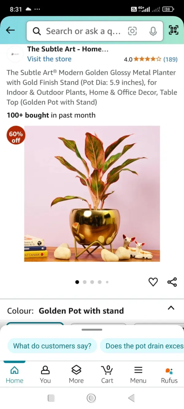Metal_Modern_Glossy_Golden_Planter_With_Stand