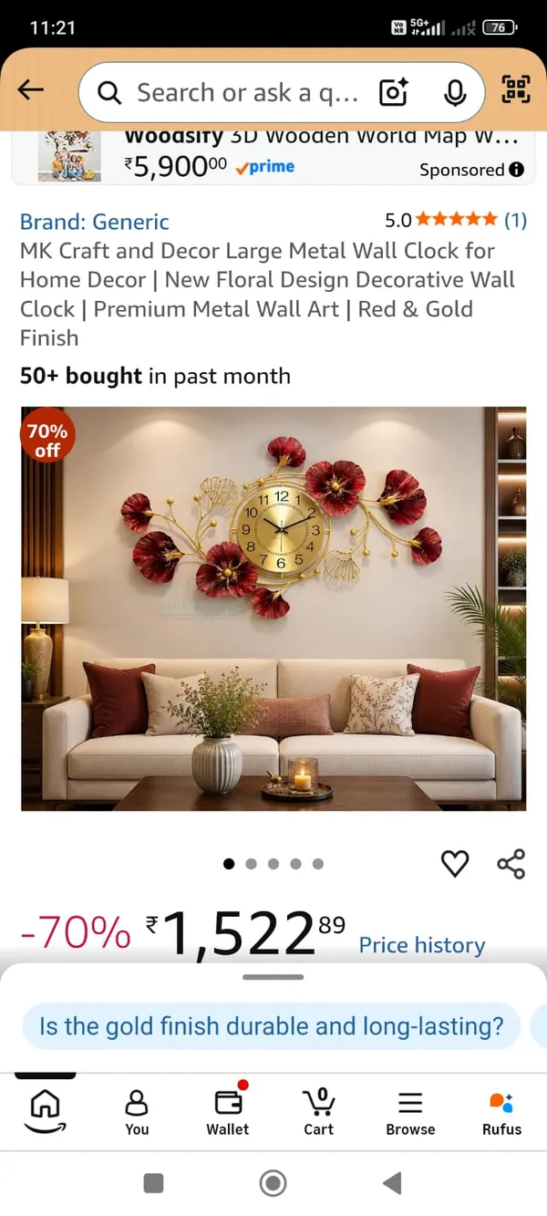Metal_Floral_Design_Wall_Clock