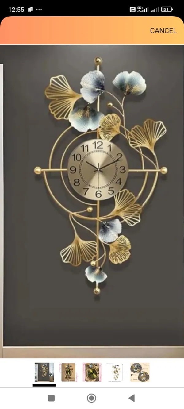 Metal_Decorative_Floral_Wall_Clock