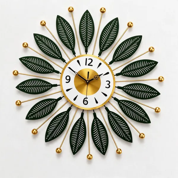Multicolor_Metal_Wall_Clock_For_Living_Room,_Bedroom,_Entryway