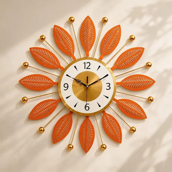 Multicolor_Metal_Wall_Clock_For_Living_Room,_Bedroom,_Entryway