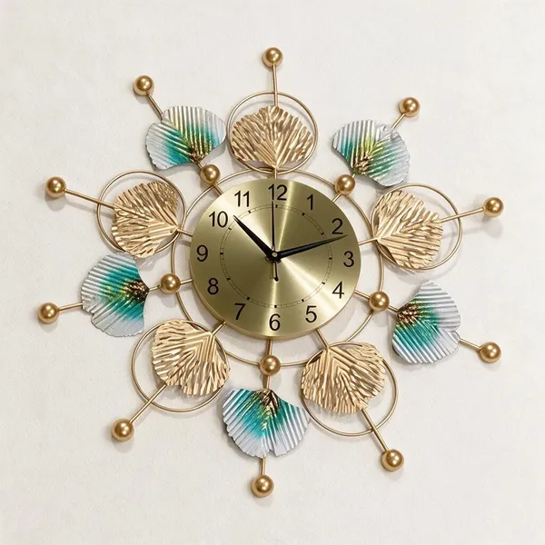 Multicolor_Metal_Wall_Clock_For_Living_Room,_Bedroom,_Hallway,_Entryway