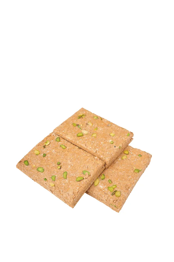 Pistachio_Garnished_Layered_Sesame_Jaggery_Gajak