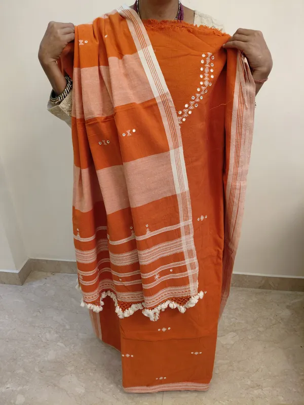Orange_Embroidered_Straight_Kurta_Set_for_Women