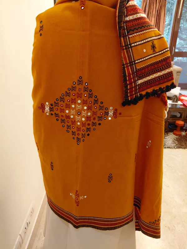 Orange_Printed_Ethnic_Saree_for_Women