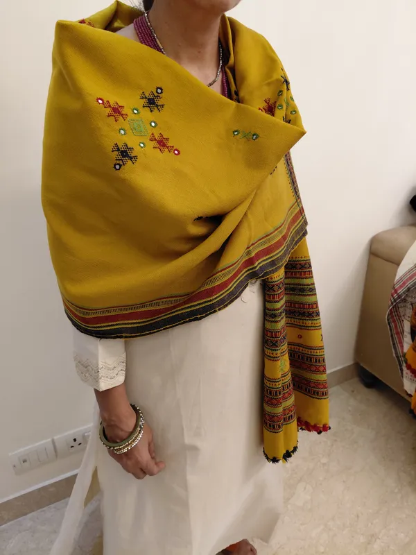 Mustard_Yellow_Printed_Dupatta_For_Women