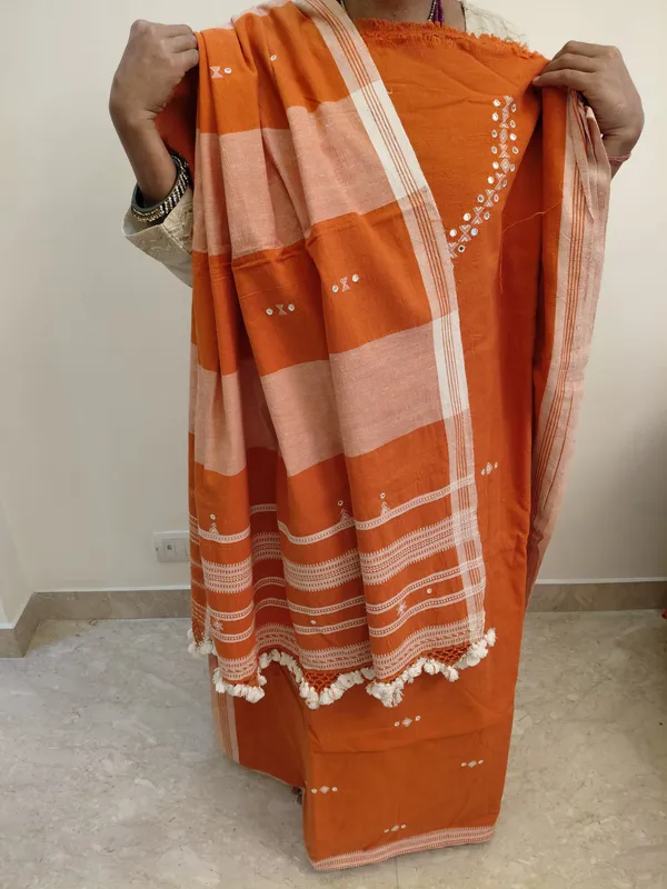 Orange_Embroidered_Straight_Kurta_Set_for_Women