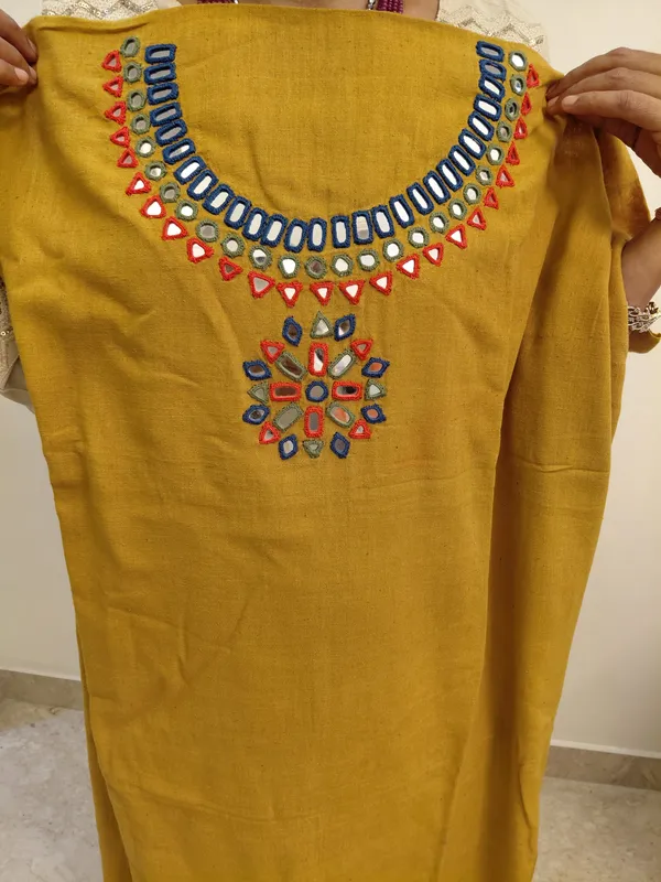 Mustard_Embroidered_Straight_Kurta_for_Women