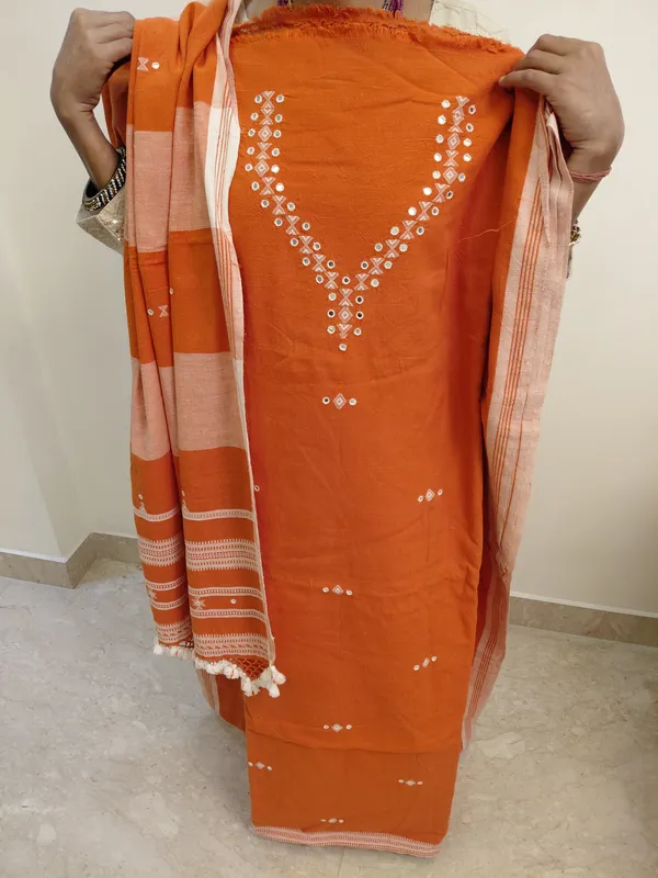 Orange_Embroidered_Straight_Kurta_Set_for_Women