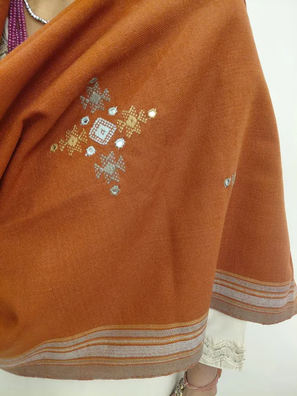 Rust_Embroidered_Wrap_Shawl_for_Women