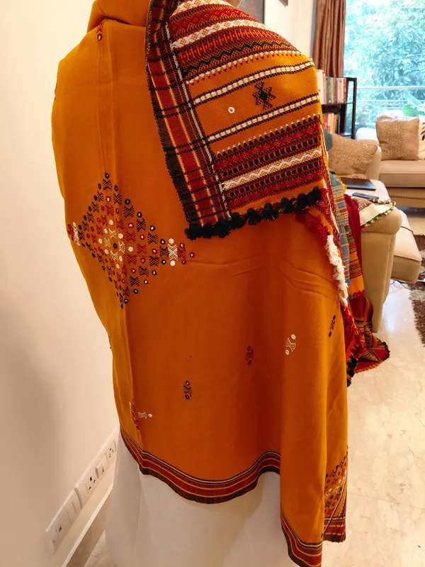 Orange_Printed_Ethnic_Saree_for_Women
