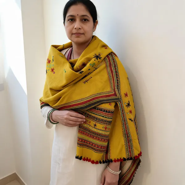 Mustard_Yellow_Printed_Dupatta_For_Women