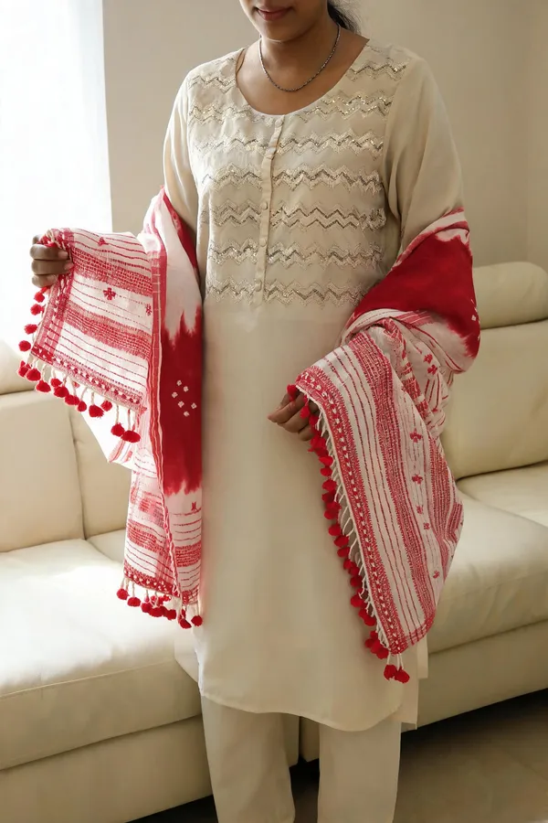 Cream_Embroidered_Straight_Kurta_Set_For_Women