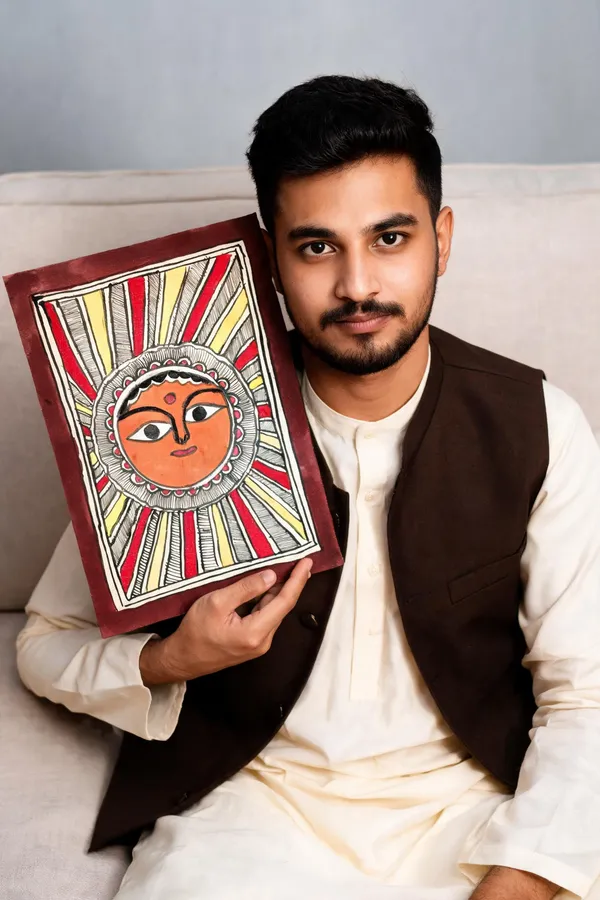 Fabric_Madhubani_Sun_Face_Wall_Art