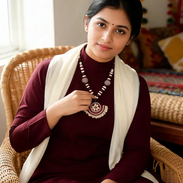 Maroon_Beaded_Traditional_Necklace_Set_For_Women