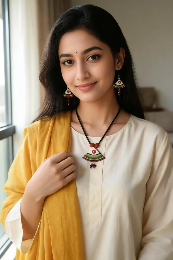 Multicolour_Handmade_Necklace_Set_For_Women