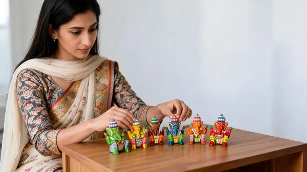 Painted_Traditional_Multicolour_Ganesha_Figurine_Set
