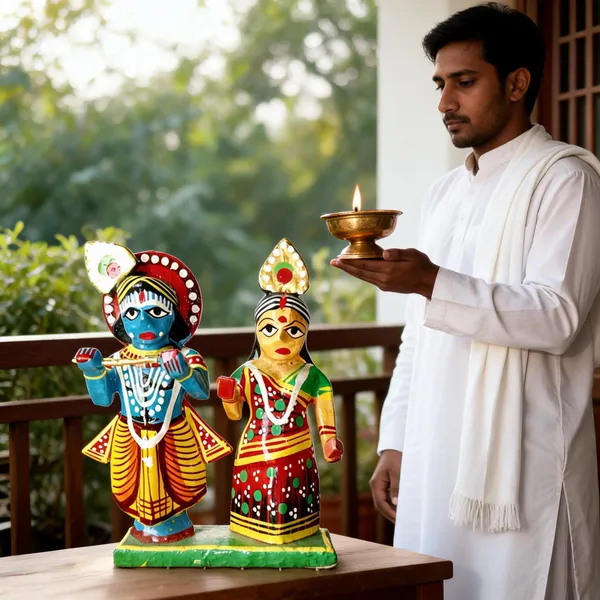 Wood_Handpainted_Traditional_Radha_Krishna_Idol