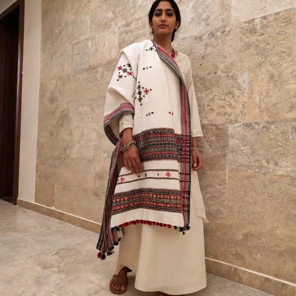 Cream_Woolen_Bhujodi_Geometric_Embroidered_Shawl_For_Women