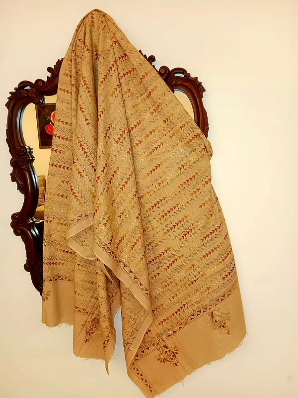 Cream_Embroidered_Saree_for_Women