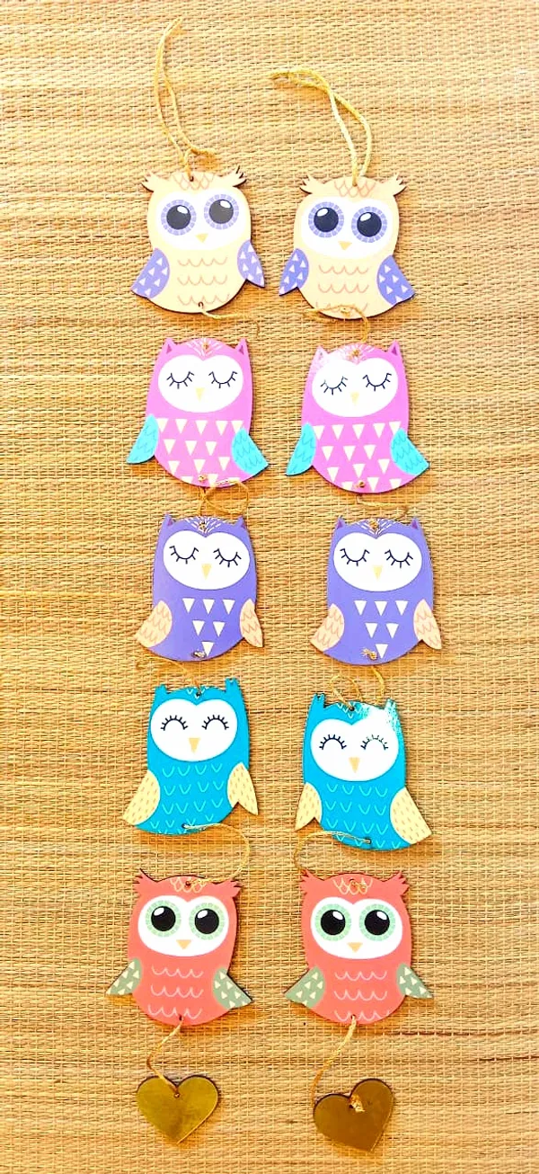 Multicolour_Owl_Hanging_Decorative_Set