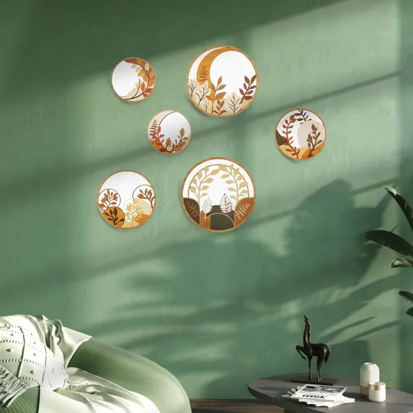5_Pcs_Circle_Wall_Painting