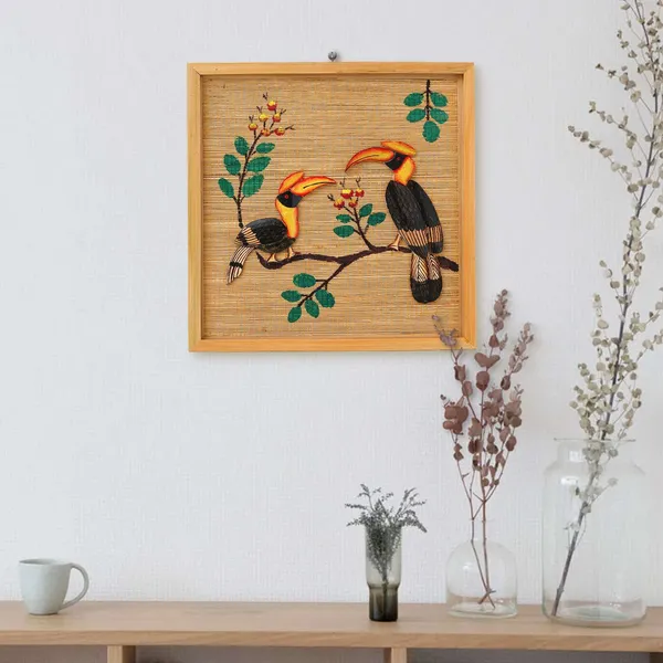 Bamboo_Art_Couple_Hornbill_Painting_For_Home_Decor_Bamboo_Art_Gift_For_Multiple_Occasions