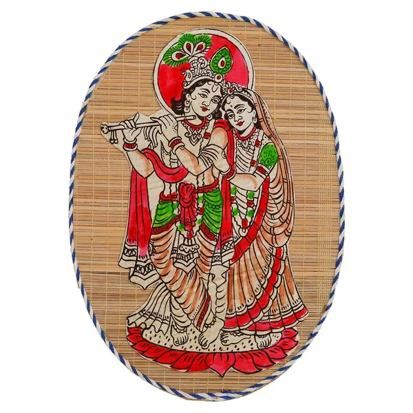 Oval_Shaped_Design_Bamboo_Hand_Crafted_Wall_Hangings_Of_Krishna_Ji_With_Radha_Ji_For_Home_Decor_Bamboo_Art_For_Wall_Decor