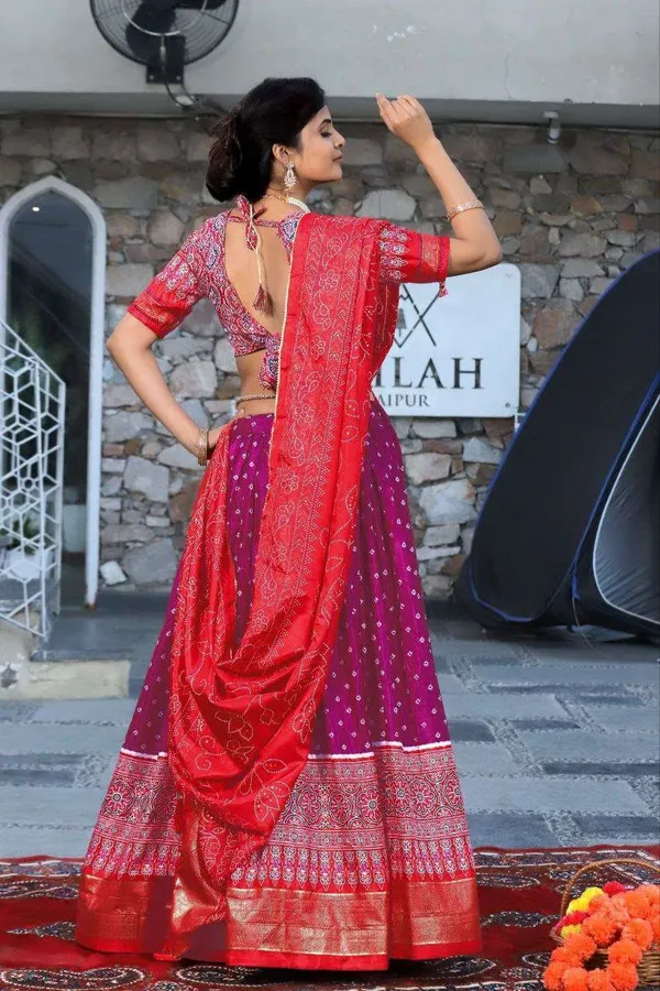 Women_S_Traditional_Bandhani_Ghagra_Choli_With_Dupatta_Navratri_Festive_Wear