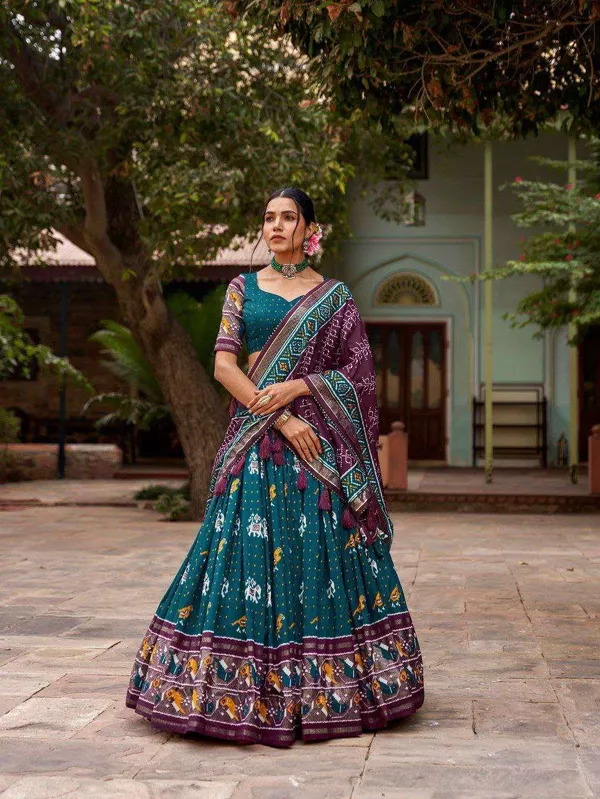 Women_S_Traditional_Printed_Lehenga_Choli_Set_With_Bandhani_Dupatta_Festive_Navratri_Wear