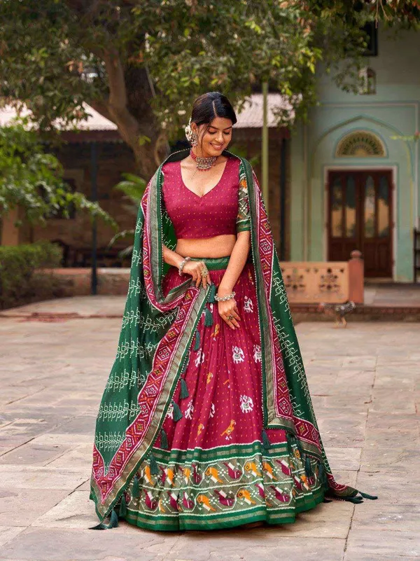 Women_S_Traditional_Printed_Lehenga_Choli_Set_With_Bandhani_Dupatta_Festive_Navratri_Wear