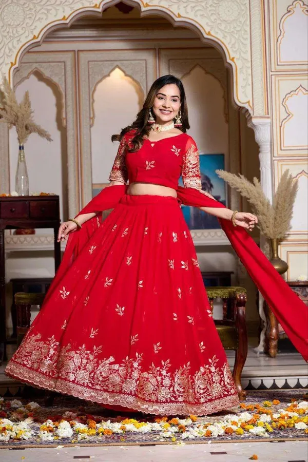 Women_S_Embroidered_Lehenga_Choli_With_Net_Dupatta_Festive_Wedding_Wear_Set