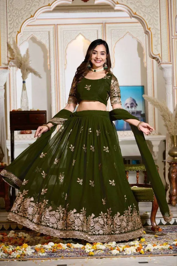 Women_S_Embroidered_Lehenga_Choli_With_Net_Dupatta_Festive_Wedding_Wear_Set